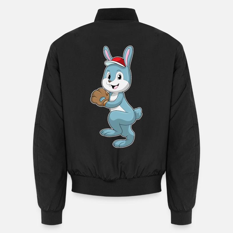Gant de baseball Bunny - Bomber unisexe - noir