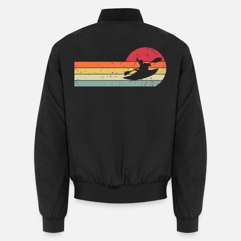 Kayak Kayaking - Bomber unisexe - noir