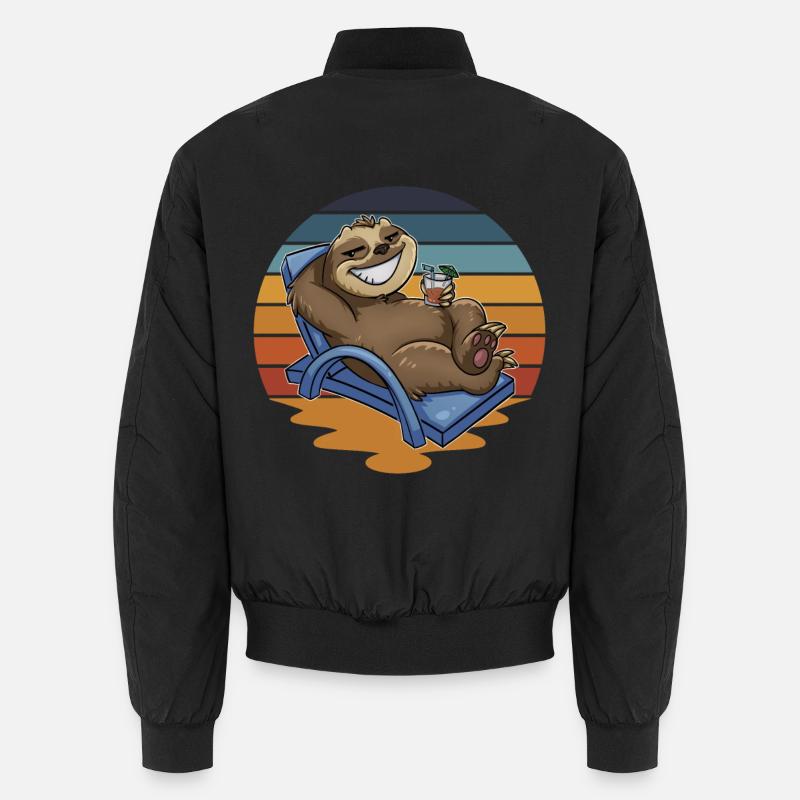Vacances sloth Holidaymaker Bomber unisexe