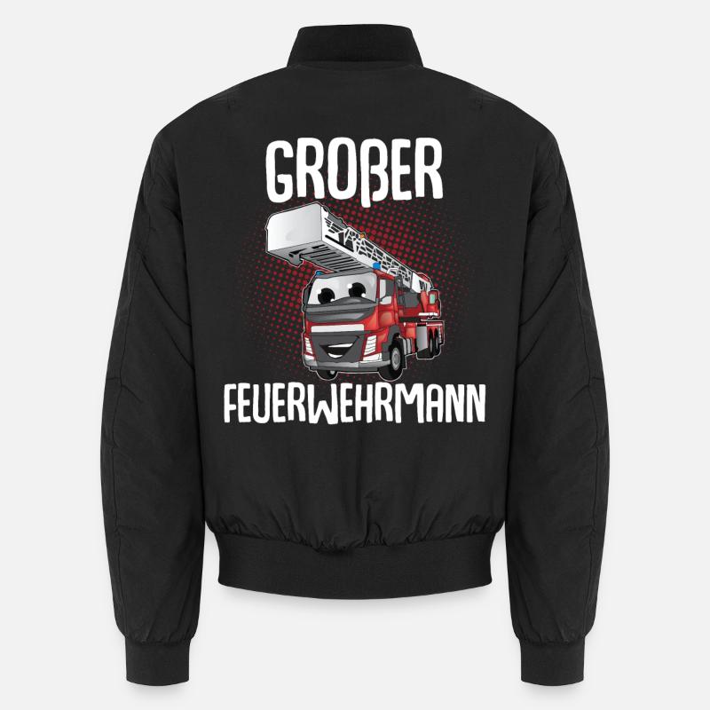 Großer Bruder Großer Feuerwehrmann Unisex Bomberjacke