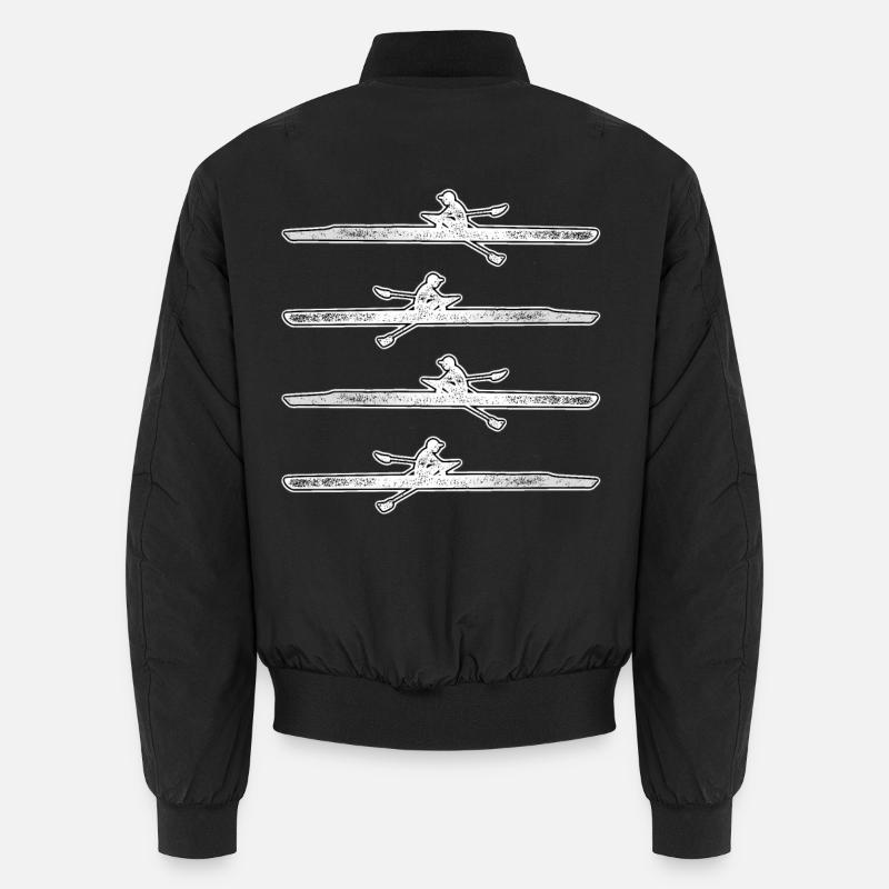 Rudern Ruderer Ruderboot Unisex Bomberjacke