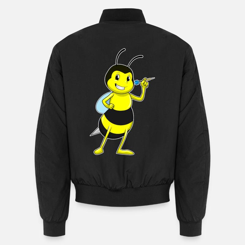 Bee Dart Dart - Unisex Bomber Jacket - black