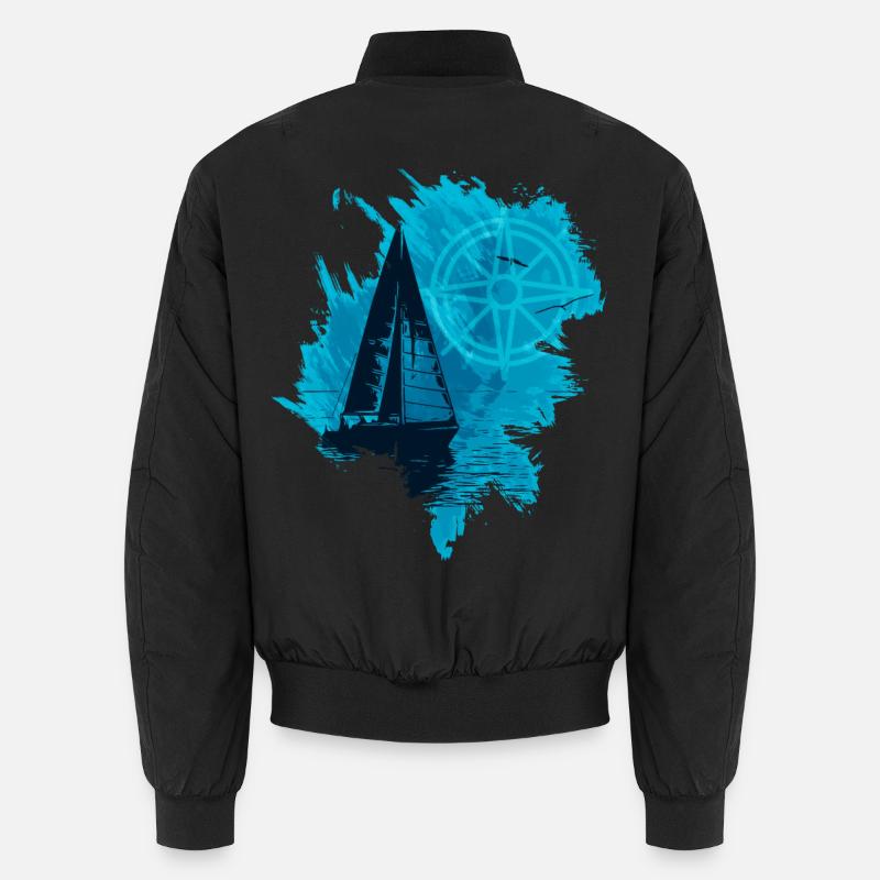 Segelboot Unisex Bomberjacke