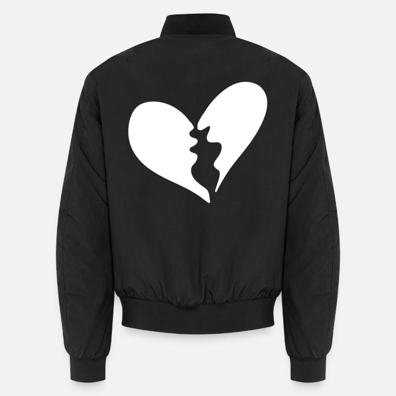 Gebrochenes Herz Unisex Bomberjacke
