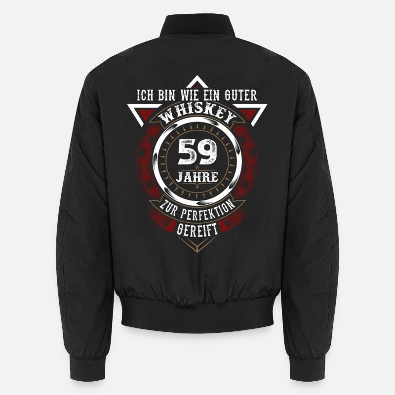 59. Geburtstag Whiskey Whisky Unisex Bomberjacke