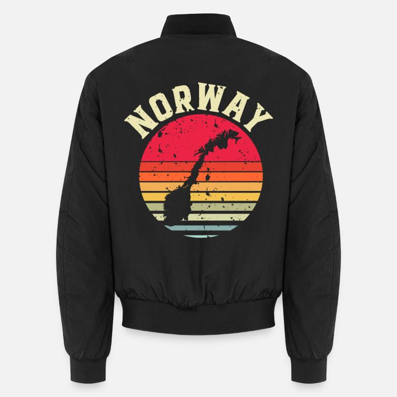 Norwegen Unisex Bomberjacke