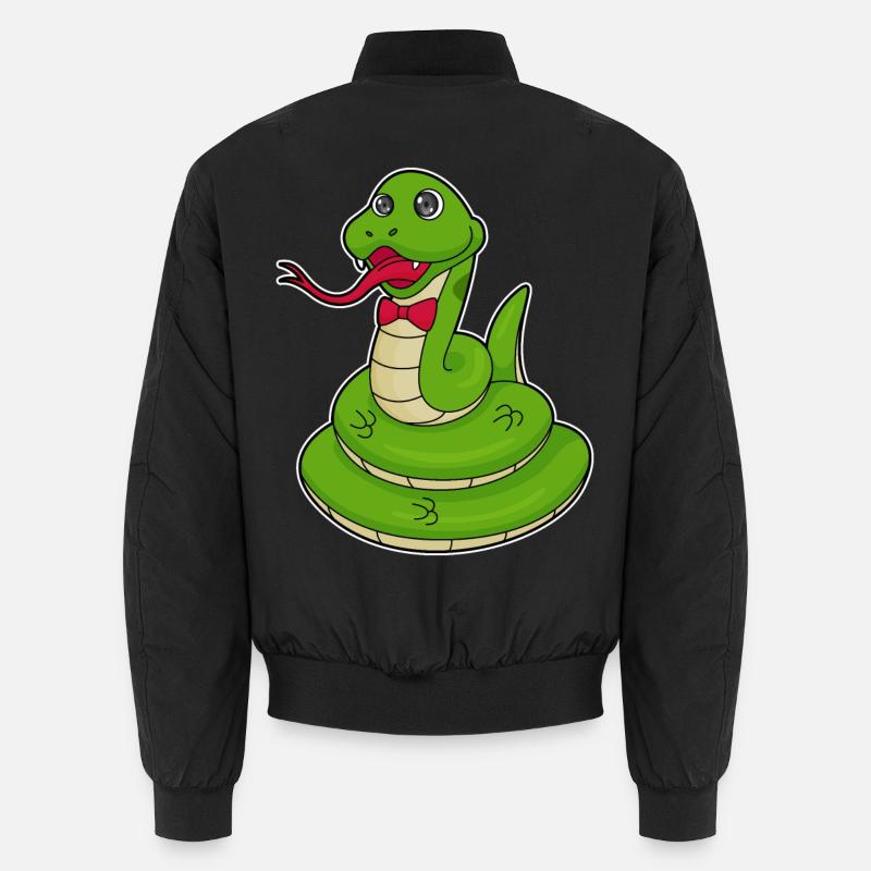 Arc serpent - Bomber unisexe - noir