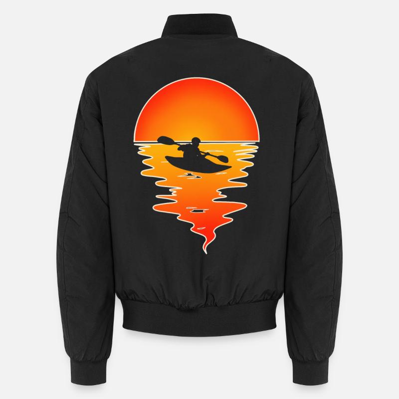 Kayak Kayaker Kayaker Unisex Bomber Jacket
