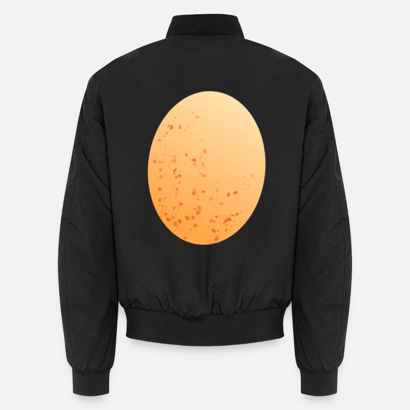 Egg chicken egg - Unisex Bomber Jacket - black