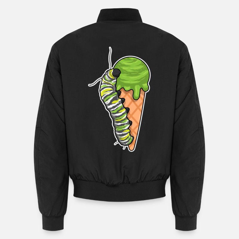 Caterpillar Ice - Unisex Bomber Jacket - black