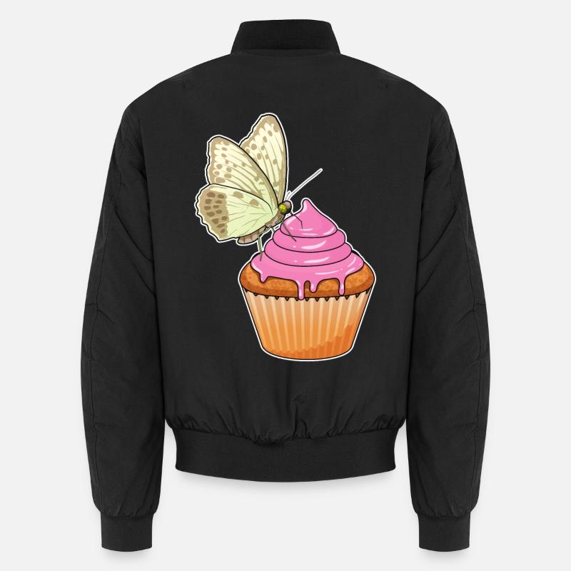 Butterfly Muffin - Unisex Bomber Jacket - black