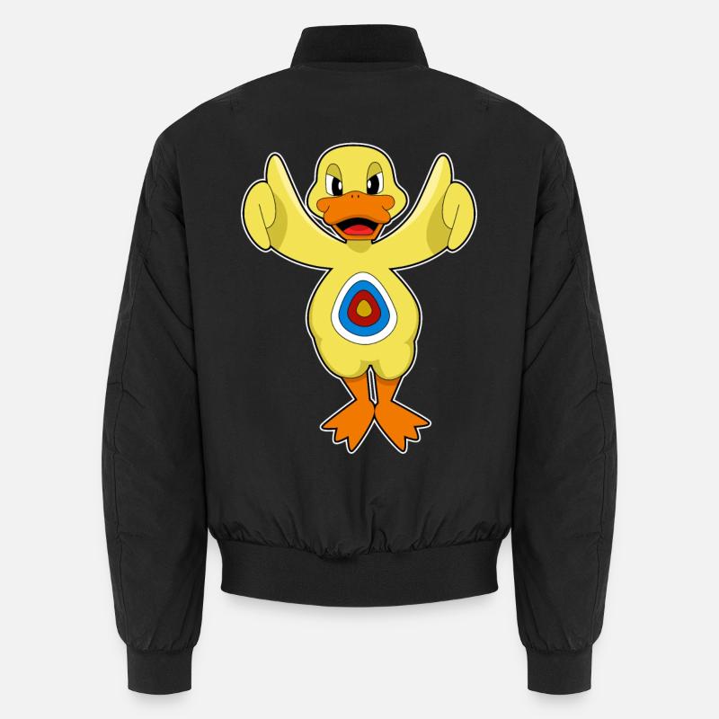 Cible de fléchettes canard - Bomber unisexe - noir