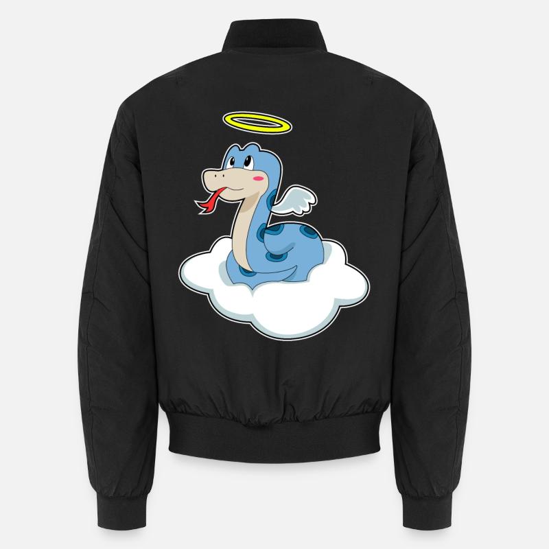 Snake Cloud - Unisex Bomber Jacket - black