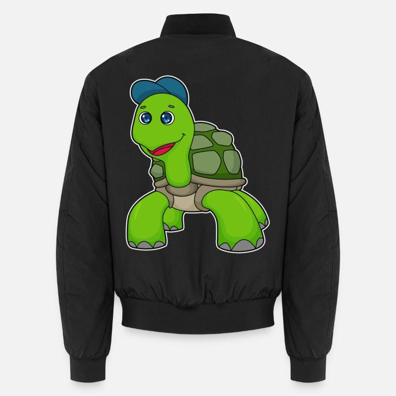 Schildkröte Cap - Unisex Bomberjacke - Schwarz