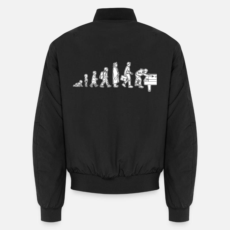 From child to billiard player Unisex Bomber Jacket