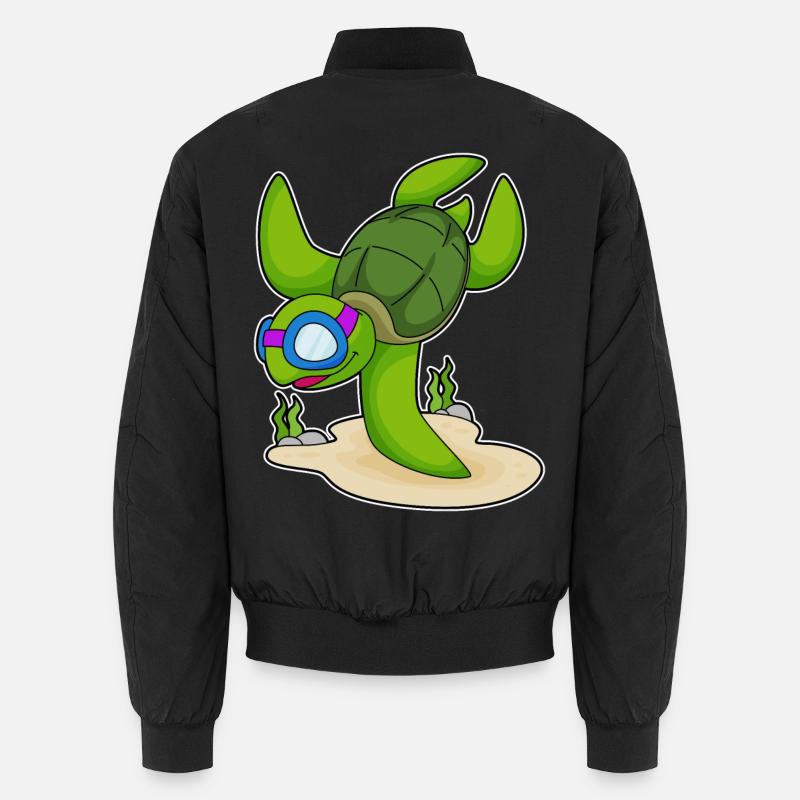 Lunettes Turtle Diver - Bomber unisexe - noir