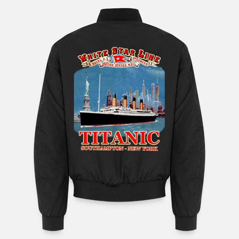 TITANIC creation Louis RUNEMBERG © Adagp Unisex Bomber Jacket