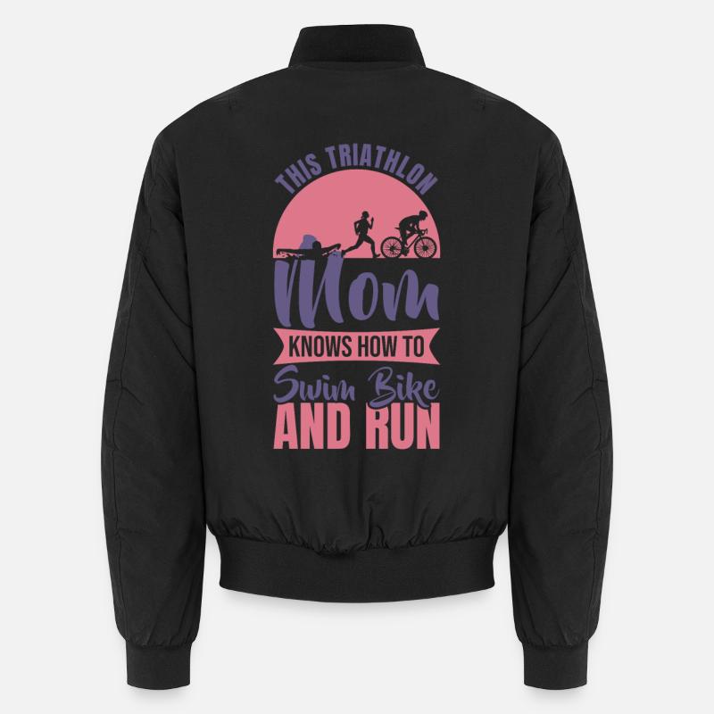 Triathlon Mama Unisex Bomberjacke