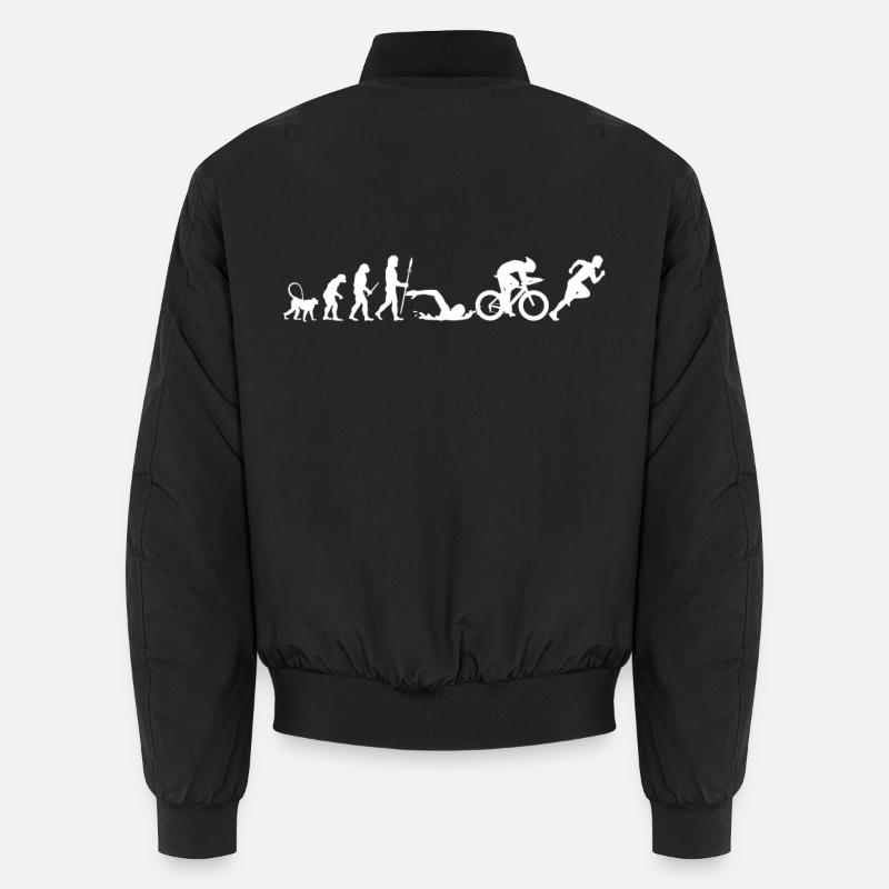 Entwicklung des Triathlons Unisex Bomberjacke