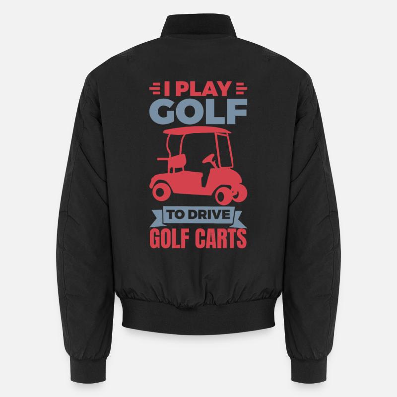 Golf Cart Witz Unisex Bomberjacke