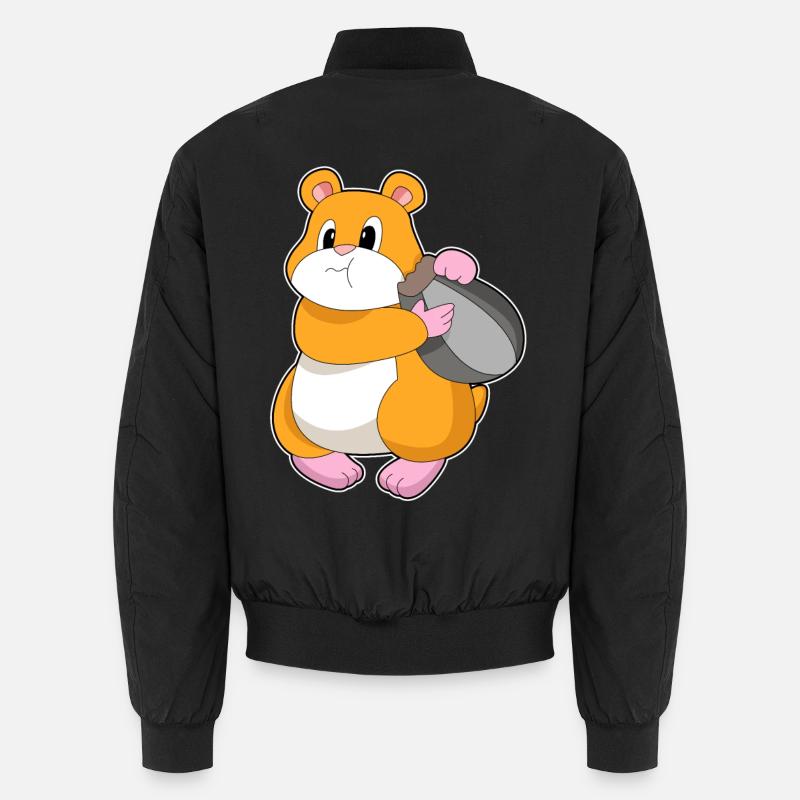 Hamster Noyer - Bomber unisexe - noir