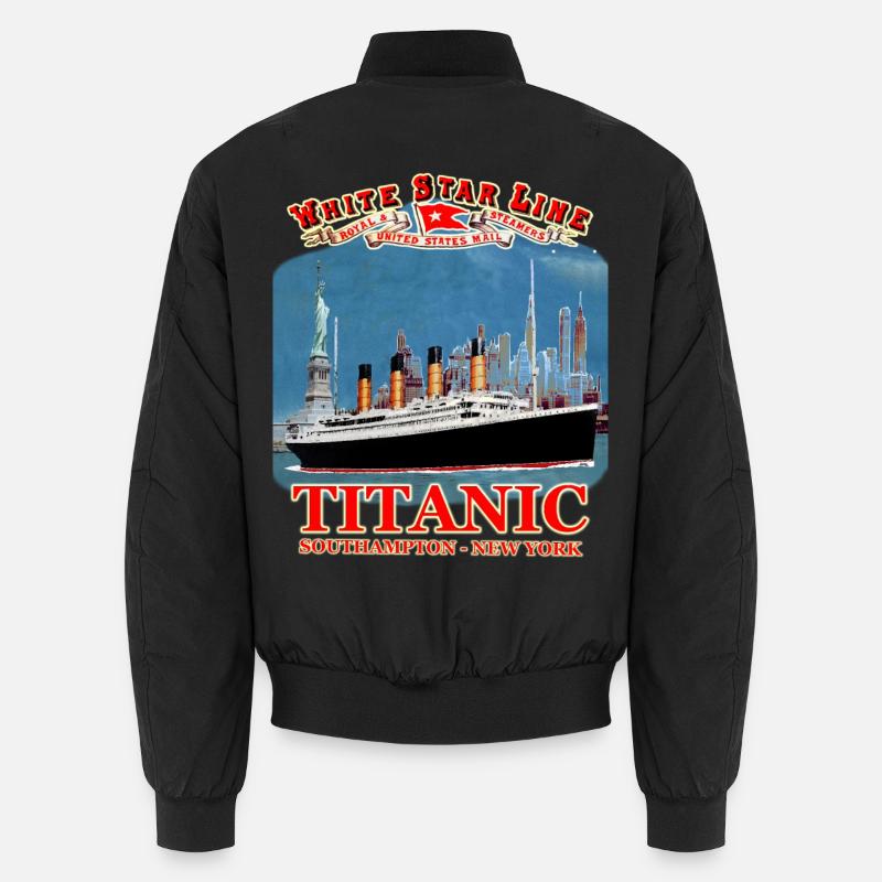 TITANIC creation Louis RUNEMBERG © Adagp - Unisex Bomber Jacket - black