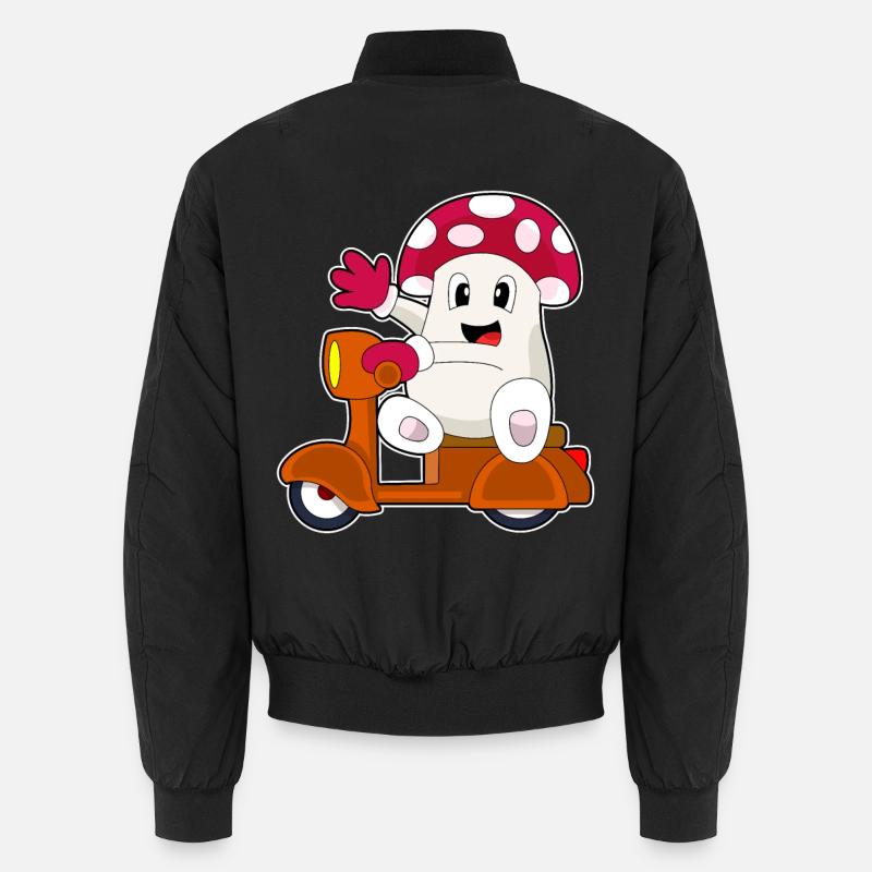 Pilz Motorroller - Unisex Bomberjacke - Schwarz