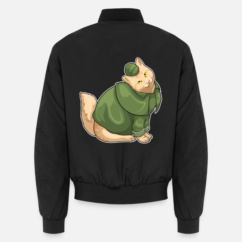 Détective de chat - Bomber unisexe - noir