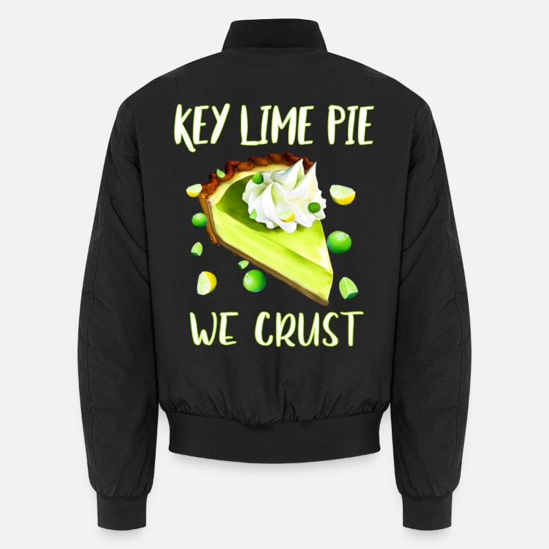 Key Lime Pie - Unisex Bomber Jacket - black