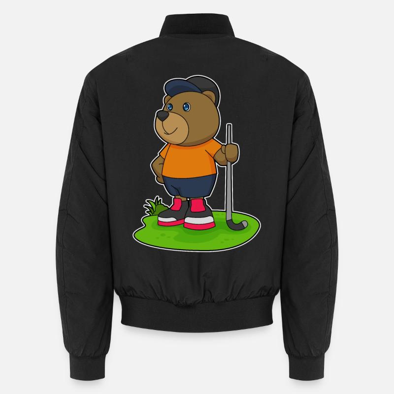 Hockey sur gazon Bear Stick - Bomber unisexe - noir