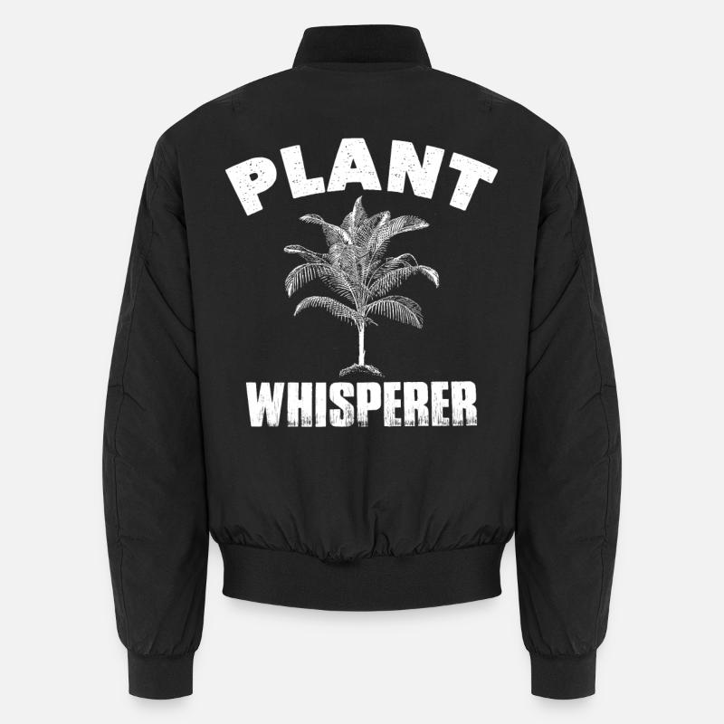 Pflanzenflüsterer Baum Hobby Gartengärtner - Unisex Bomberjacke - Schwarz