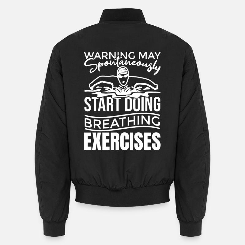 Swimming Motivation Unisex Bomber Jacket