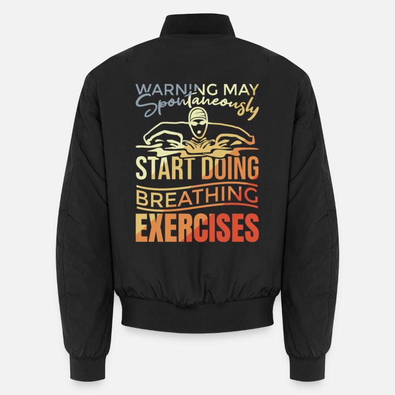 Swimmer's joke Unisex Bomber Jacket