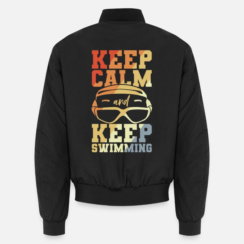 Funny Swimmer's Joke Unisex Bomber Jacket