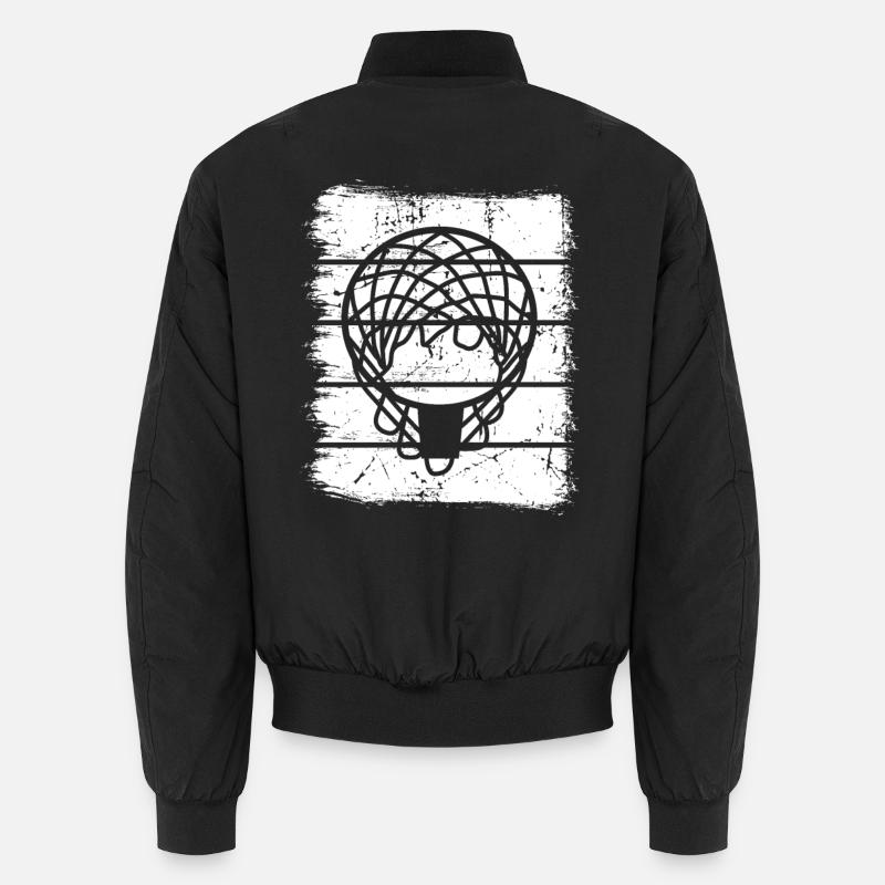 Basketball - Unisex Bomber Jacket - black