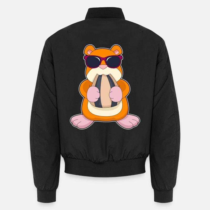 Lunettes de soleil Hamster - Bomber unisexe - noir