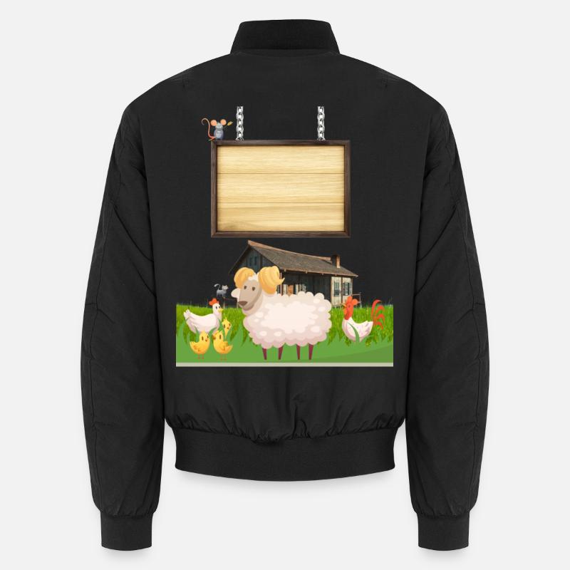 Pasture Pals Panneau de ferme rustique Bomber unisexe