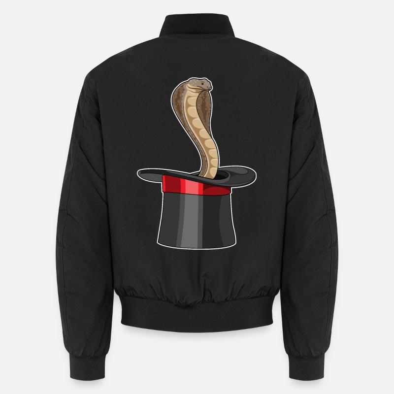 Cylindre Snake Wizard - Bomber unisexe - noir