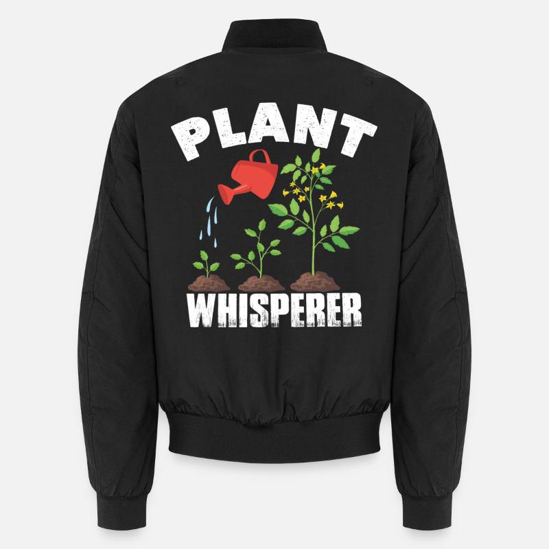 Pflanzen flüstern Garten Gartengärtner Gartenarbeit Unisex Bomberjacke