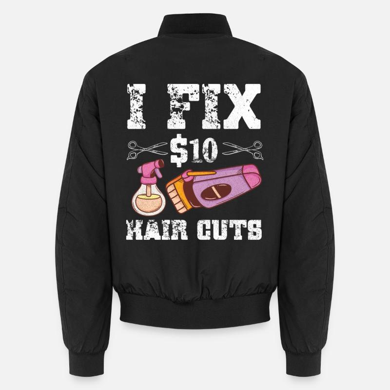 Barbier Coiffeur Coiffeur Coiffeur Barbier Bomber unisexe