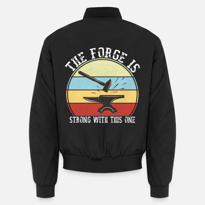 La forge est forte avec ce forgeron Bomber unisexe