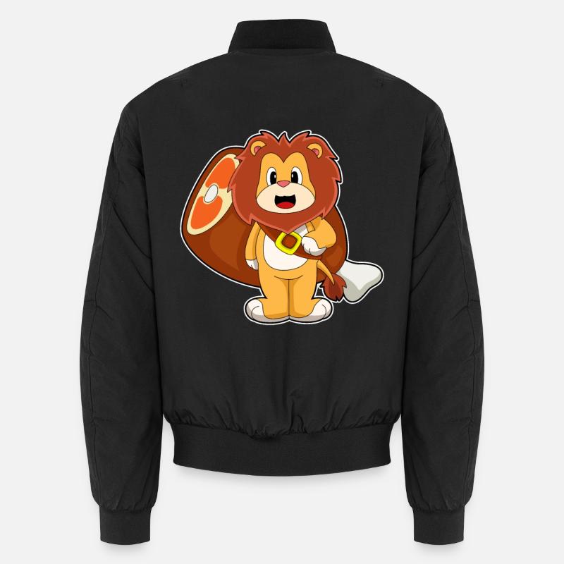 Lion Meat - Unisex Bomber Jacket - black