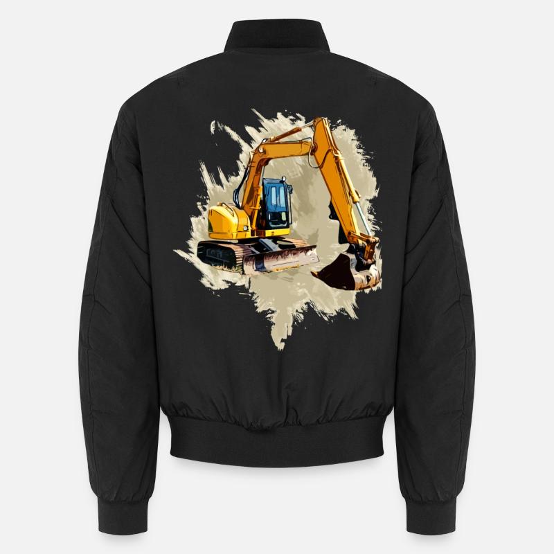 Schaufel-Bagger Unisex Bomberjacke