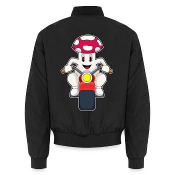 Moto Pilz - Bomber unisexe - noir - Dos - AI Model Male 185 light (185cm)