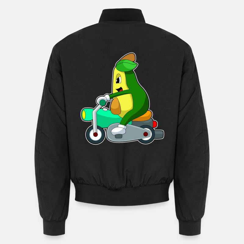 Avocado Motorrad - Unisex Bomberjacke - Schwarz