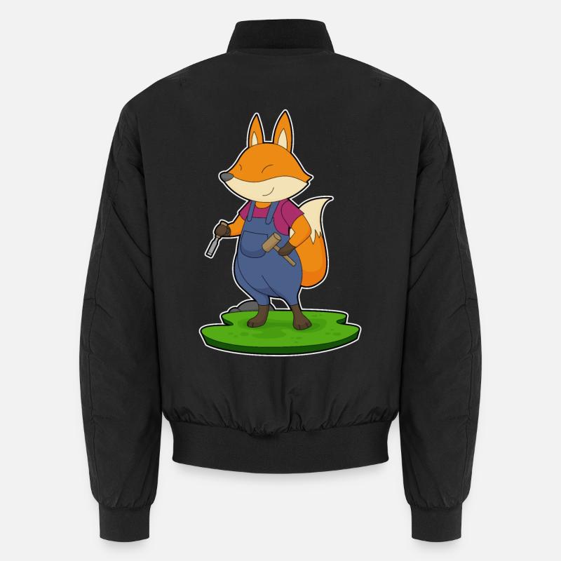 Fox Craftsman Hammer Chisel - Unisex Bomber Jacket - black
