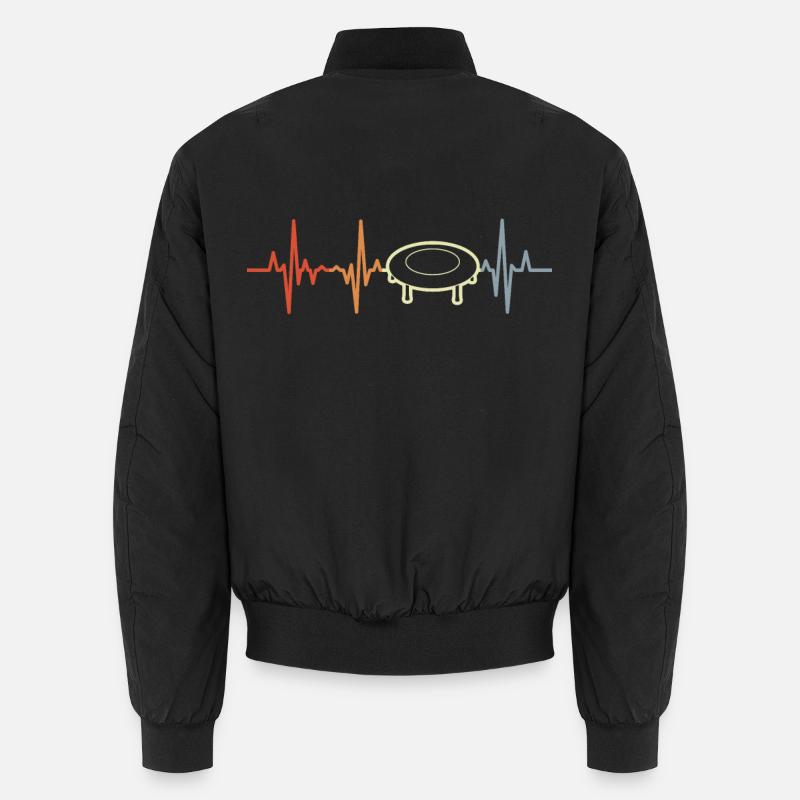 Rythme cardiaque trampoline Bomber unisexe