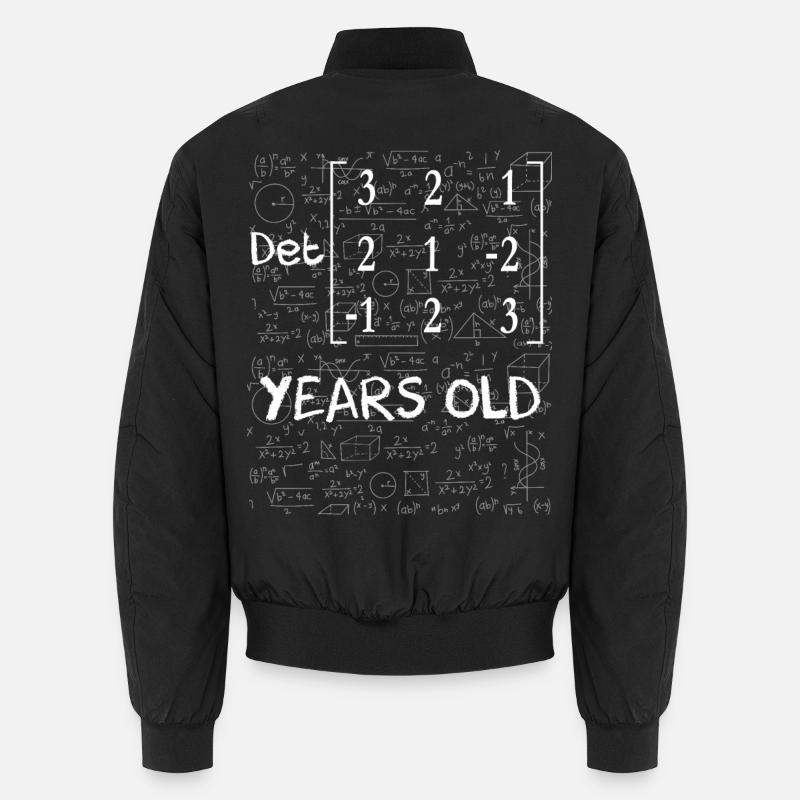 18. Geburtstag 18 Jahre Matrixdeterminante Unisex Bomberjacke