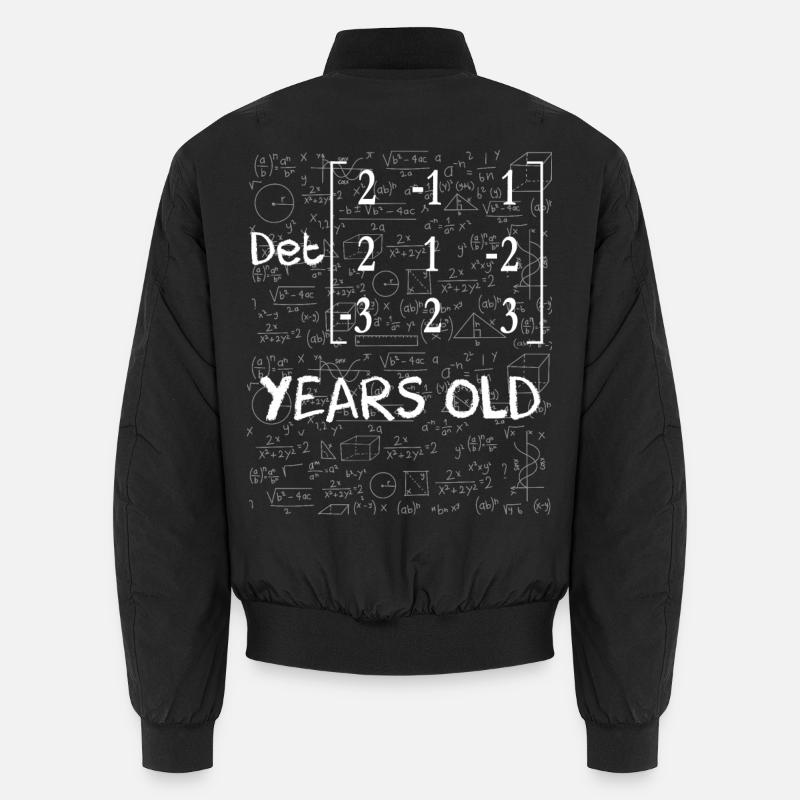 21e anniversaire 21 ans déterminant de matrice Bomber unisexe