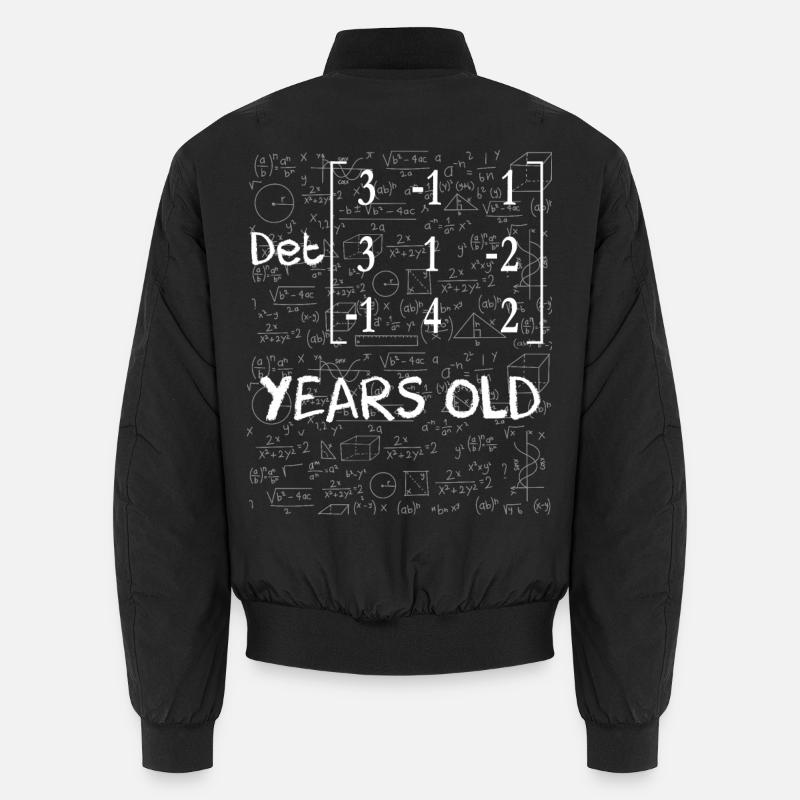 47th birthday 47 years matrix determinant Unisex Bomber Jacket